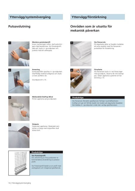 StoTherm Mineral Arbetsanvisning - Sto Scandinavia AB