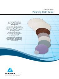 Polishing Cloth Guide - BUEHLER