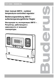 User manual AM10 â outdoor temperature-controlled regulator ...