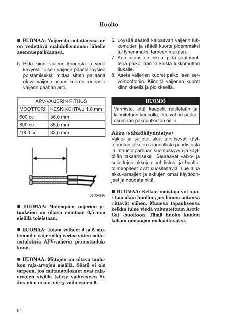 Lataa pdf-tiedosto - Arctic Cat