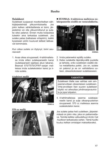 Lataa pdf-tiedosto - Arctic Cat