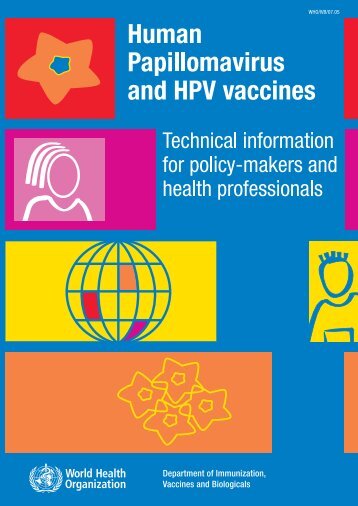 Human papillomavirus and HPV vaccines - libdoc.who.int - World ...