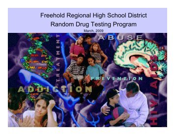 Freehold Regional High School District Random Drug Testing ...