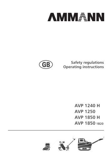 AVP 1240 H AVP 1250 AVP 1850 H AVP 1850 1B20 - SimmaRent