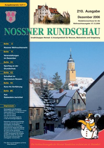 210. Ausgabe Dezember 2006 - Nossner Rundschau