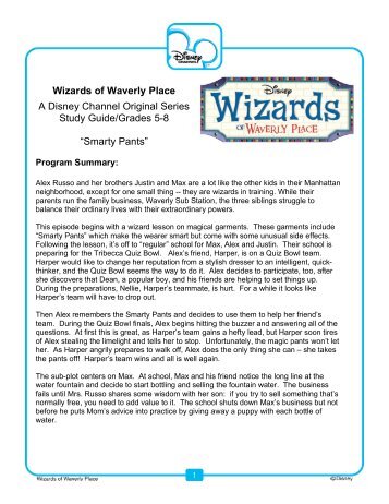 Wizards of Waverly Place A Disney Channel Original Series Study ...