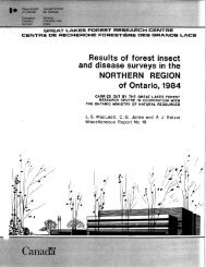 Results of Forest Insect and Disease Surveys in the Northern ... - NFIS