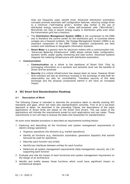 IEC Smart Grid Standardization Roadmap