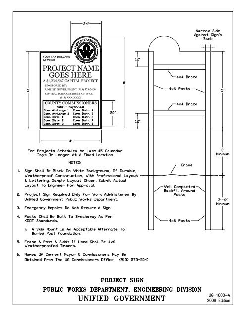 Table Of Contents For Standard Details SECTION 1000 â€“ GENERAL ...