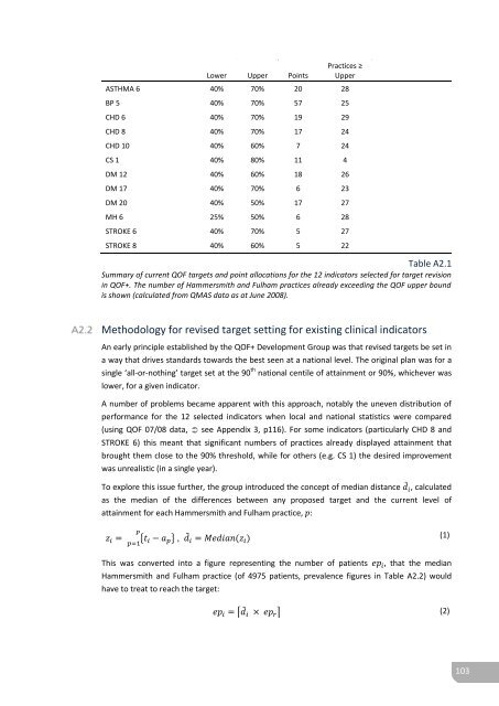 QOF Plus Year 1 - Imperial College London