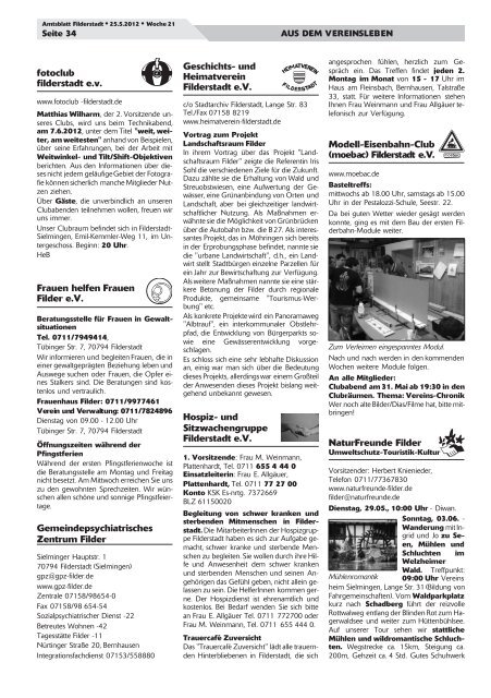 Amtsblatt KW 21.pdf - Stadt Filderstadt