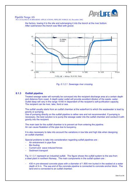 PE Pipe Technical Catalogue (PDF) - Pipelife Norge AS