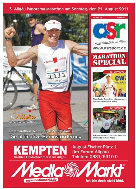 ASR Sport Marathon 2011 Ausgabe - Allgäu Sport Report