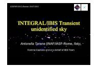 INTEGRAL/IBIS Transient unidentified sky - INAF-IASF-Roma