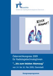 Österreichkongress 2009 für RadiologietechnologInnen - RTaustria