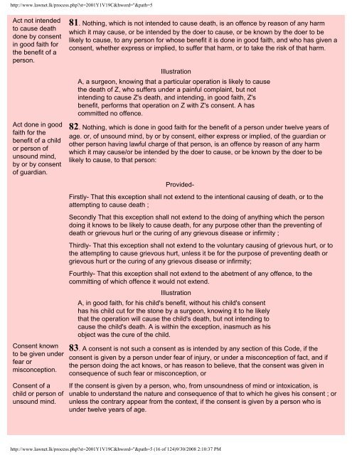 No 2 Penal Code - IDP SriLanka