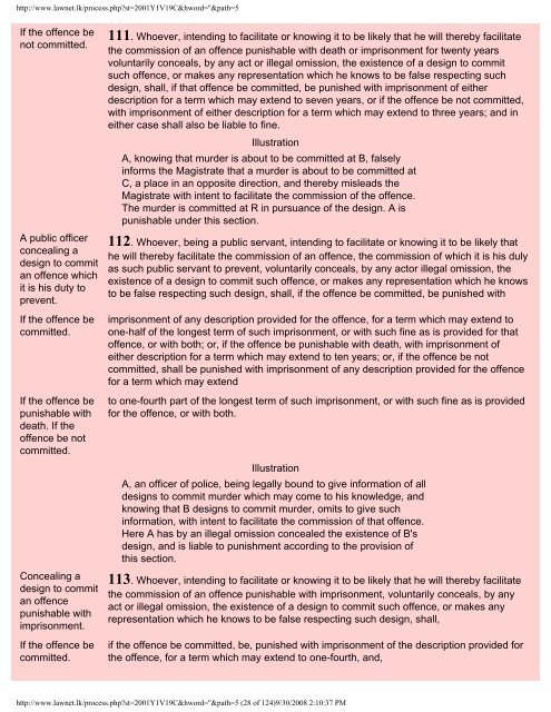 No 2 Penal Code - IDP SriLanka