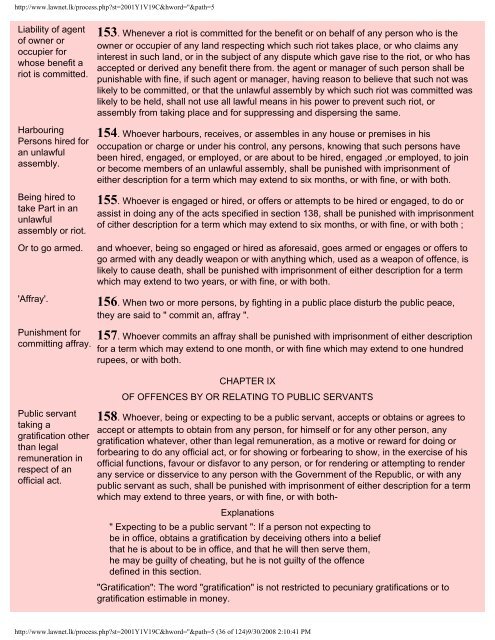 No 2 Penal Code - IDP SriLanka