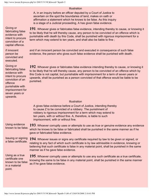 No 2 Penal Code - IDP SriLanka