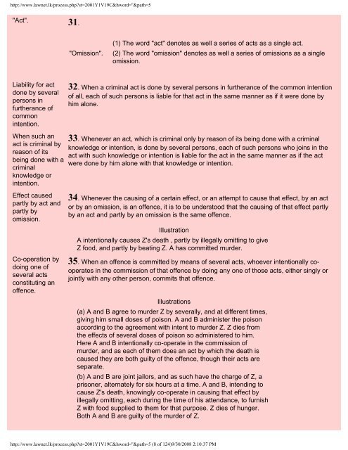 No 2 Penal Code - IDP SriLanka