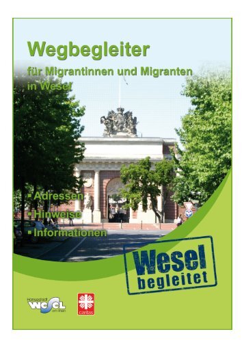 Wegweiser fÃ¼r Migrantinnen und Migranten (Deutsche ... - Wesel