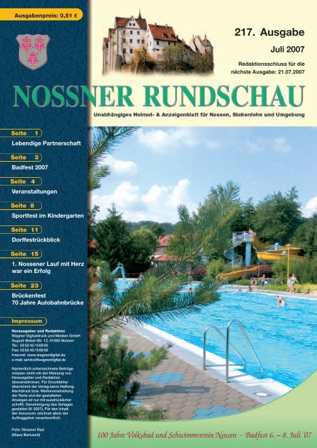 217. Ausgabe - Nossner Rundschau