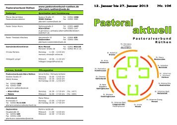 Pastoral-aktuell - Kallenhardt
