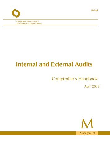 Internal and External Audits - OCC