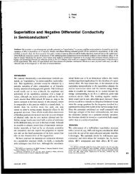 Superlattice and Negative Differential Conductivity in Semiconductors*