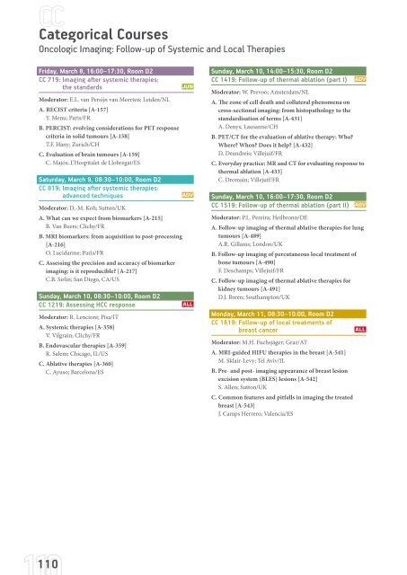 ECR 2013 â Final Programme - myESR.org