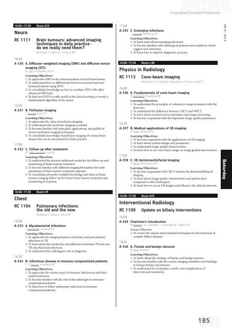 ECR 2013 â Final Programme - myESR.org