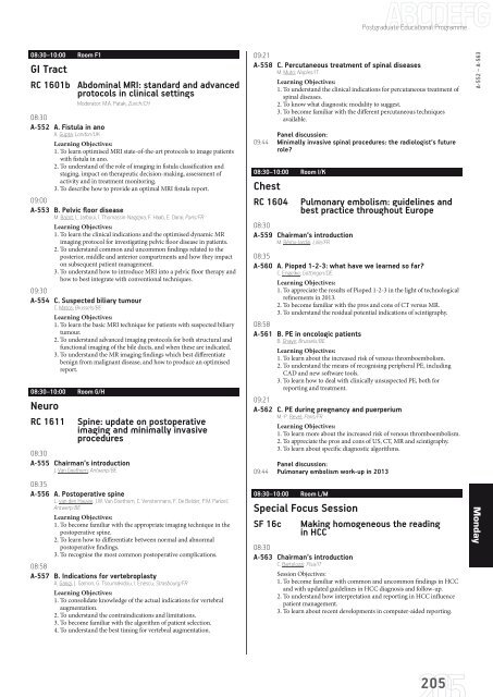 ECR 2013 â Final Programme - myESR.org