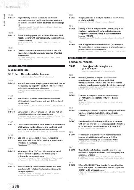 ECR 2013 â Final Programme - myESR.org