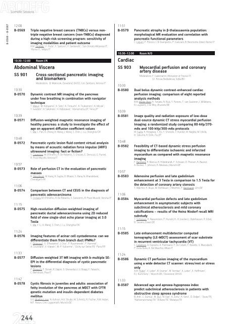 ECR 2013 â Final Programme - myESR.org