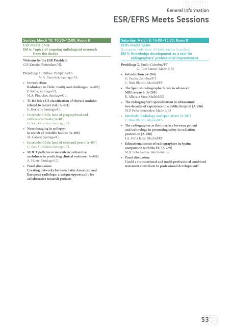 ECR 2013 â Final Programme - myESR.org