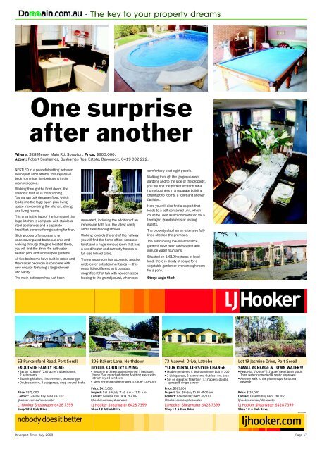 Devonport Times - 3 July 2008 - Devonport City Council