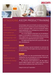 uitnodiging ascom producttraining