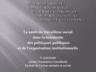 Télécharger la présentation de Véronique Logeais - ETSUP