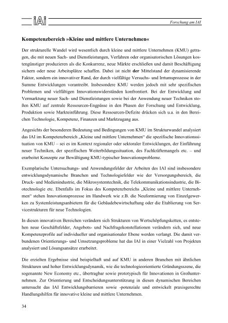 Jahresbericht 2004/2005 - Institut fÃ¼r angewandte ...