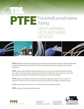 PTFE PDF - TBL Plastics