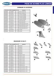 PIESE DE SCHIMB PLUG LEMKEN - Ama RO