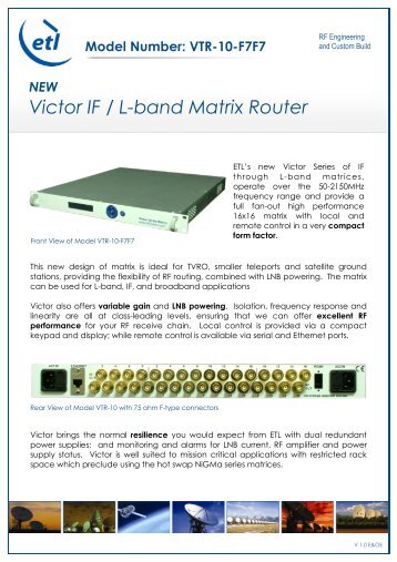 VTR-10-F7F7 V1.pub - ETL Systems