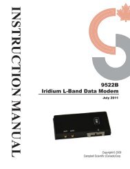 9522B Iridium L-Band Data Modem Instruction Manual - Campbell ...