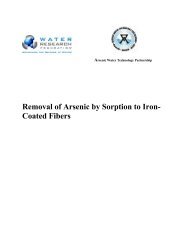 Removal of Arsenic by Sorption to Iron-Coated Fibers - Water ...