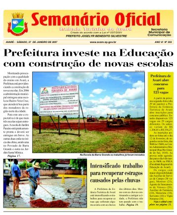 Prefeitura investe na EducaÃ§Ã£o com construÃ§Ã£o de novas escolas