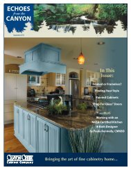 September - Canyon Creek Cabinet Company