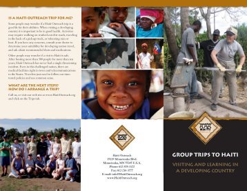 Trips Brochure - Haiti Outreach