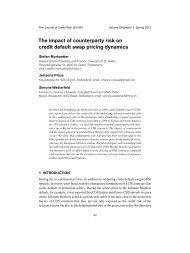 The impact of counterparty risk on credit default swap pricing dynamics