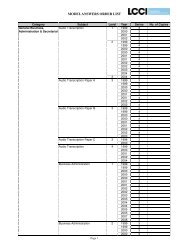 model answers order list - Home - LCCI International Qualifications