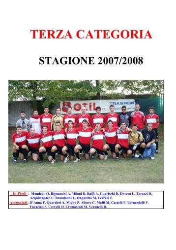 04-CAMPIONATO 2007 2008 - Fulgor Lodivecchio